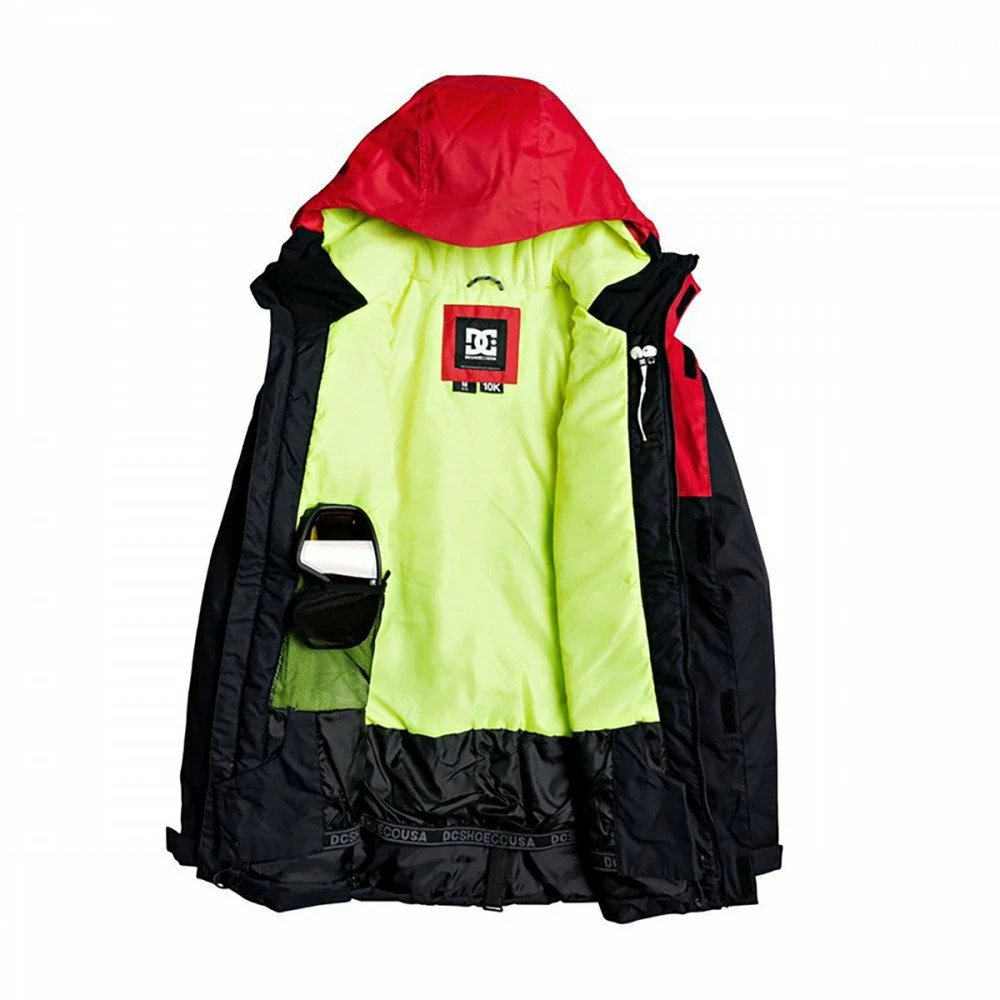 DC SHOES GIACCA DEFY Nero, Rosso 2 DC SHOES GIACCA DEFY Nero, Rosso - immagine 2