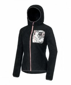 PICTURE FELPA FULL ZIP CON CAPPUCCIO IZIMO DONNA Nero