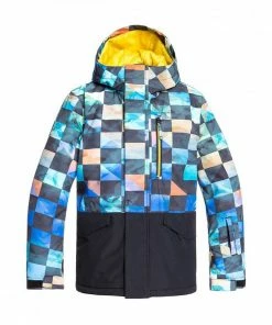 QUIKSILVER GIACCA MISSION BLOCK BAMBINO Multicolor