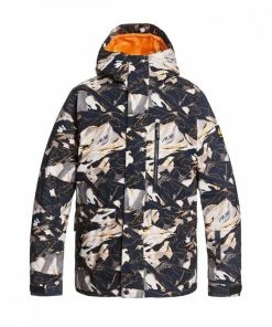 QUIKSILVER GIACCA MISSION PRINTED Grigio