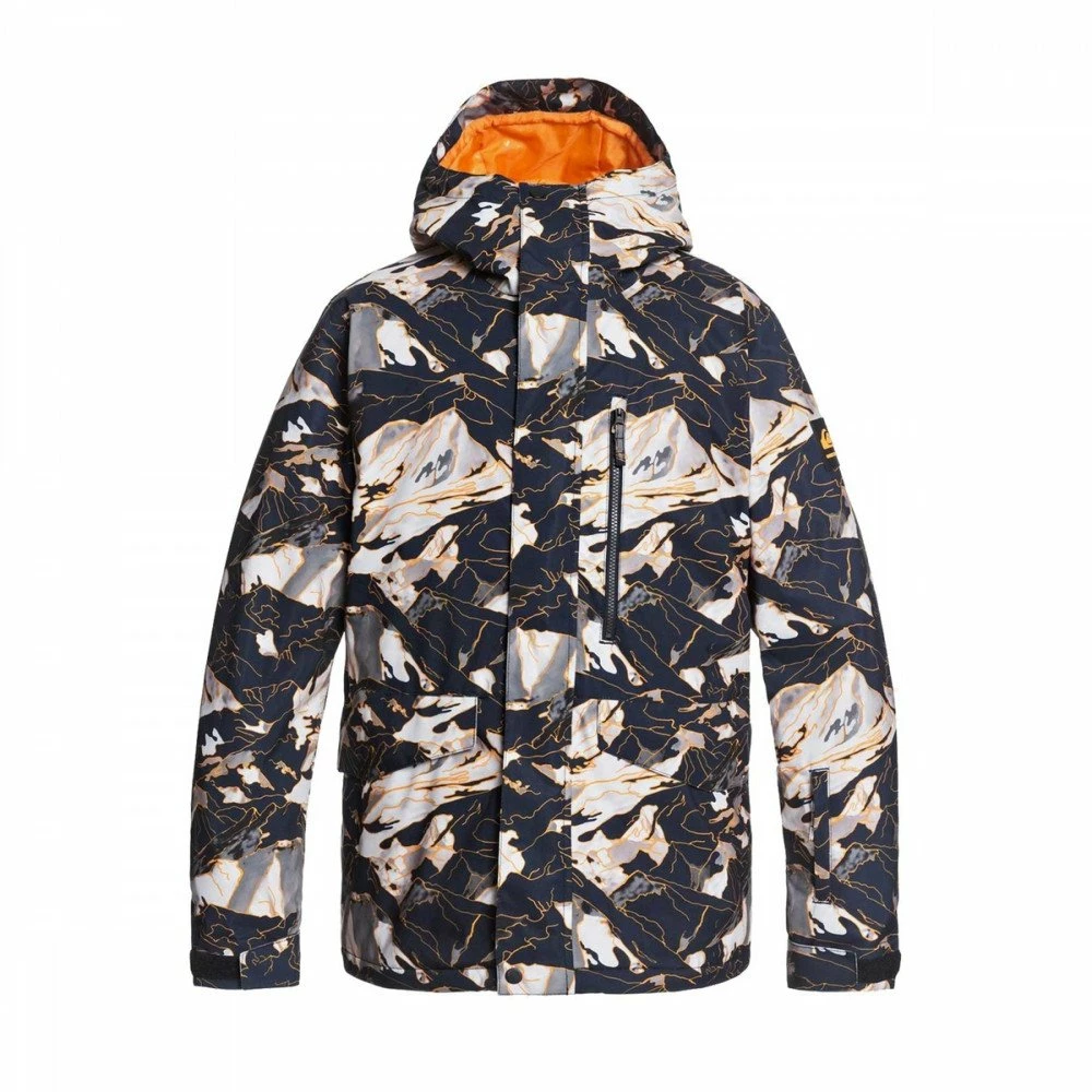 QUIKSILVER GIACCA MISSION PRINTED Grigio 1 QUIKSILVER GIACCA MISSION PRINTED Grigio