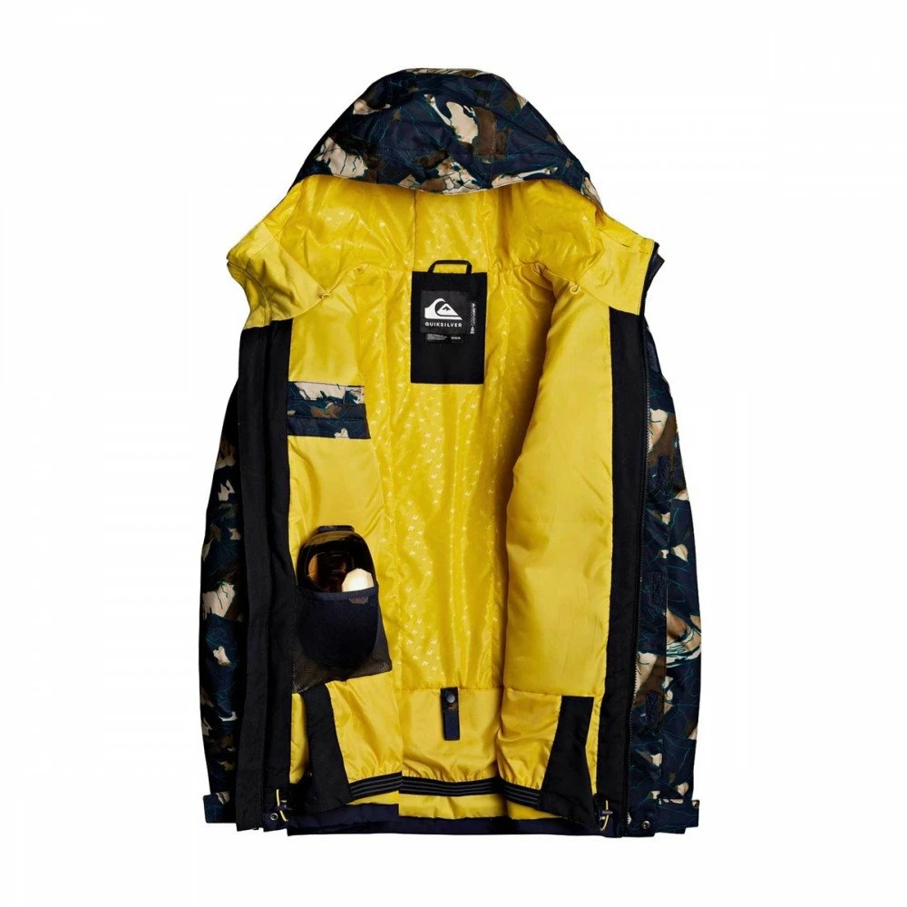 QUIKSILVER GIACCA MISSION PRINTED BLOCK Verde 3 QUIKSILVER GIACCA MISSION PRINTED BLOCK Verde - immagine 3
