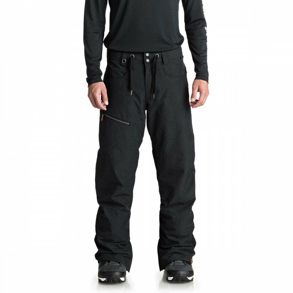 QUIKSILVER PANTALONI FOREST OAK Nero 1 QUIKSILVER PANTALONI FOREST OAK Nero