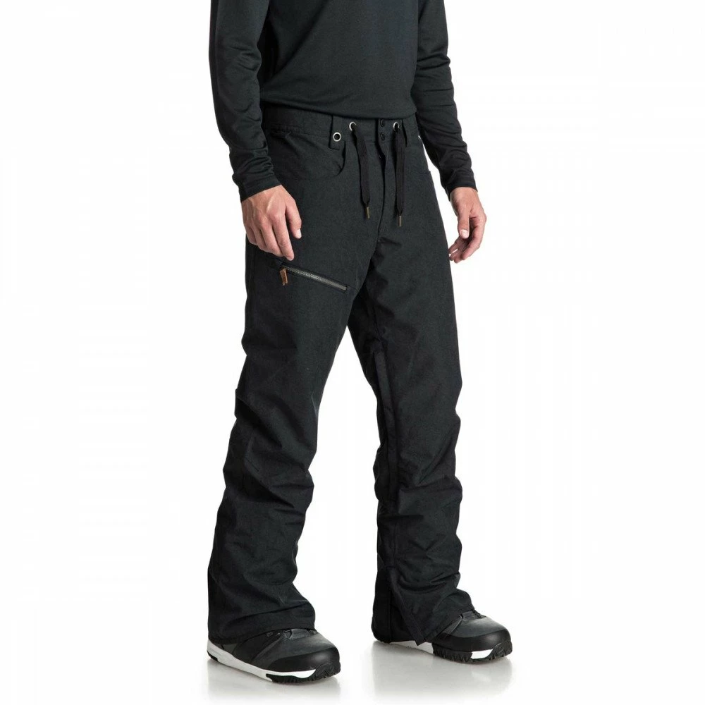QUIKSILVER PANTALONI FOREST OAK Nero 2 QUIKSILVER PANTALONI FOREST OAK Nero - immagine 2