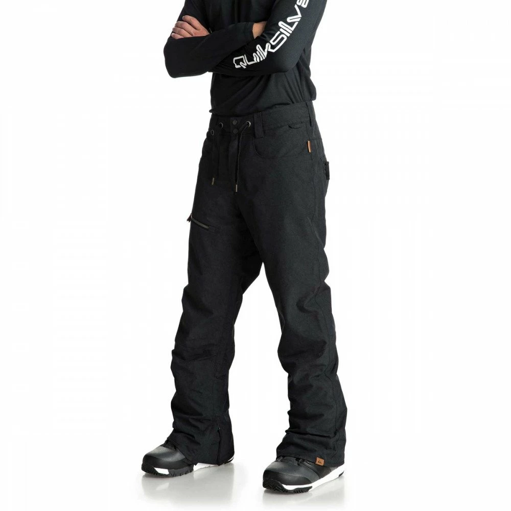 QUIKSILVER PANTALONI FOREST OAK Nero 3 QUIKSILVER PANTALONI FOREST OAK Nero - immagine 3