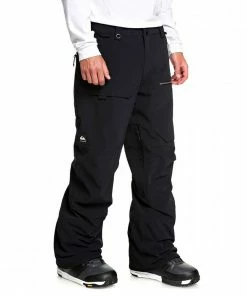 QUIKSILVER PANTALONI TRAVIS RICE STRETCH Nero -Offerte Snowboard Negozio quiksilver eqytp03110 pantaloni travis rice stretch abbigliamento snowboard uomo 039218501 kvj0 3