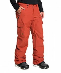 QUIKSILVER PANTALONI PORTER Arancio -Offerte Snowboard Negozio quiksilver eqytp03118 pantaloni porter abbigliamento snowboard uomo 039218801 rqj0 3