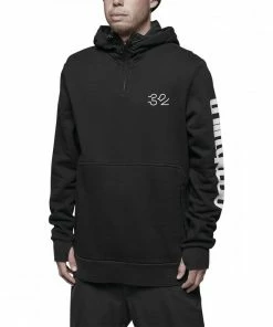 THIRTY TWO Felpa Con Cappuccio Stamped Nero
