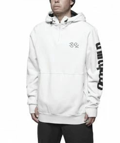 THIRTY TWO Felpa C/capp Stamped Bianco