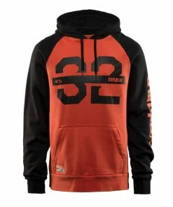 THIRTY TWO FELPA CON CAPPUCCIO MARQUEE STEVENS Arancio