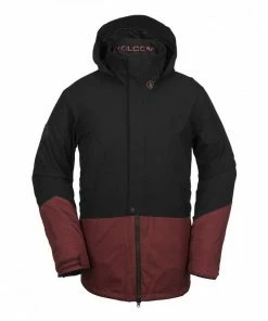 VOLCOM GIACCA PAT MOORE 3 IN 1 Bordeaux, Nero