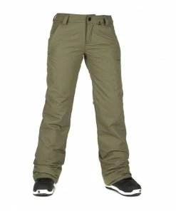 VOLCOM PANTALONI FROCHICKIE INS DONNA Verde